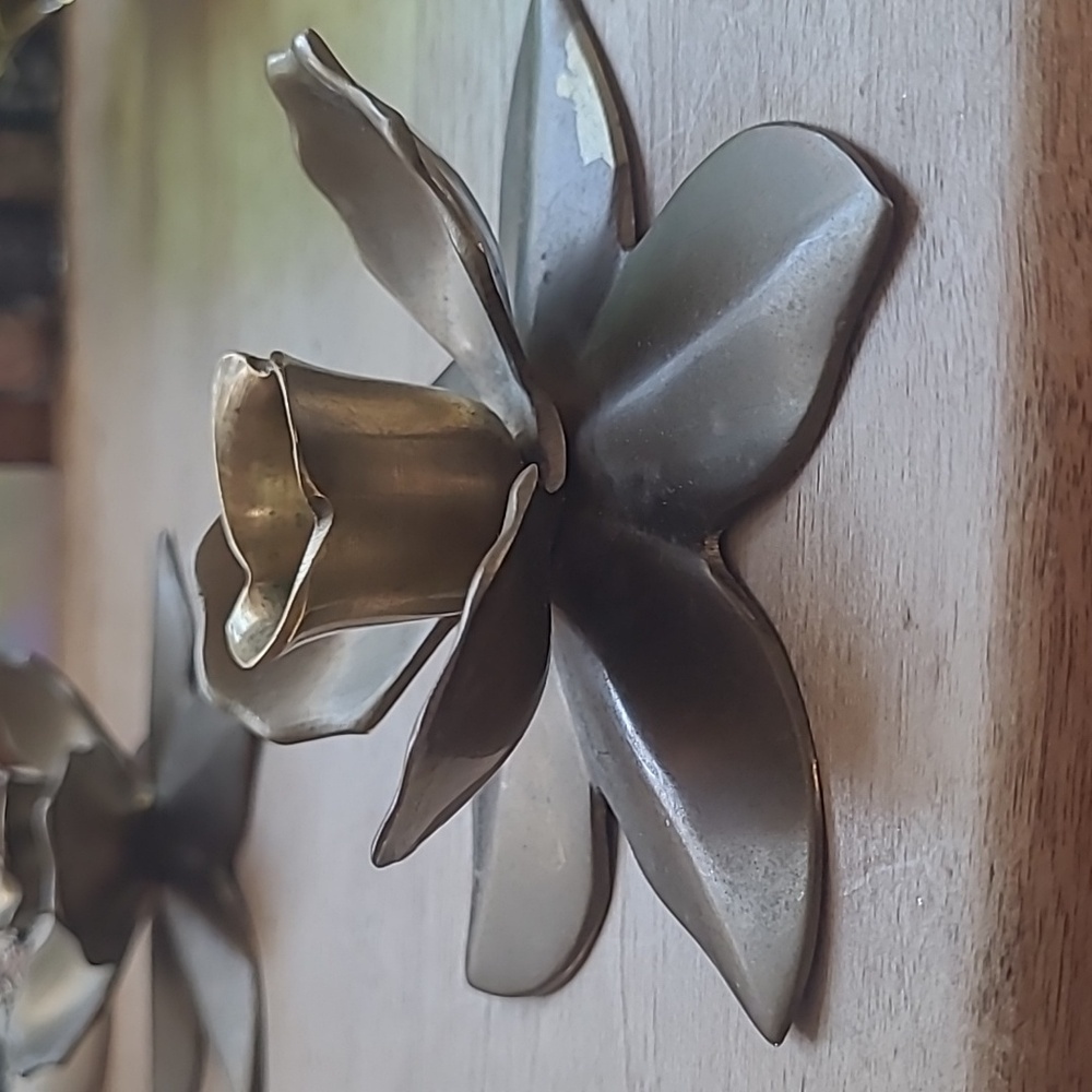 Vintage Brass Candleholders - Picture 3 of 4